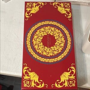 Versace Red Box with Gold Accents only box